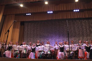 Выступление Национального академического народного хора Республики Беларусь им Г. И. Титовича